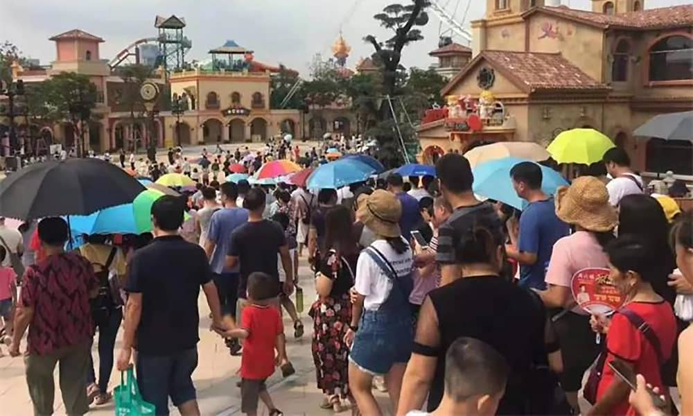 jinnianhui今年会游乐参与打造的欢乐海岸PLUS三天迎客超16万人！